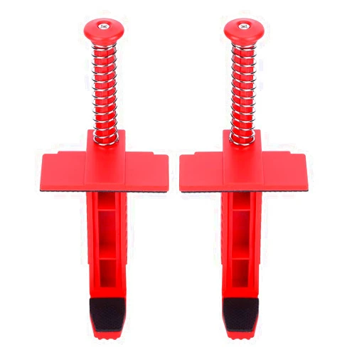Fdit 2PCS Brick Liner Clamps Runner Wire Brick Line Clips Wire Drawer Bricklaying Tool Leveling Measuring Tool Engineering Accessory(2#)