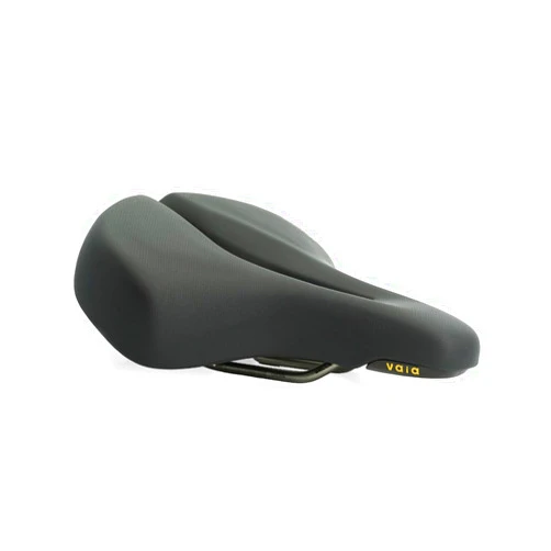 Selle Royal Vaia Relaxed,Bike Saddle for Long Rides On Mixed Terrain, Black, One Size