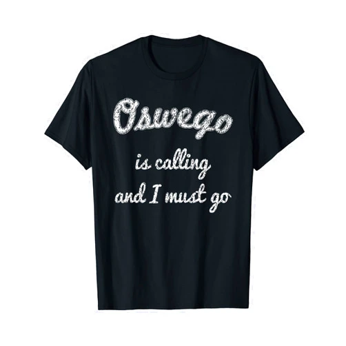 Living In City Proud US Weekend Road Trip Presents OSWEGO NY NEW YORK Funny City Trip Home Roots USA Gift T-Shirt