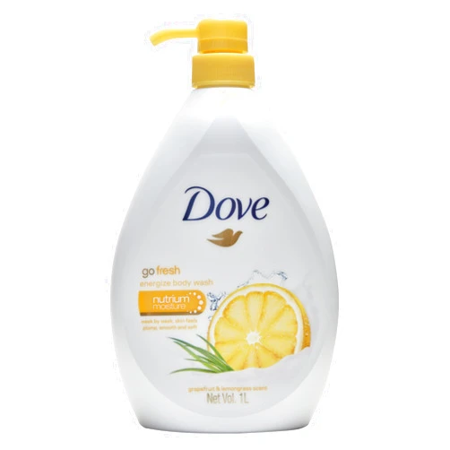 Dove Go Fresh Energize Body Wash, Grapefruit and Lemongrass Scent, 33.8 Ounce (1 Liter) International Version