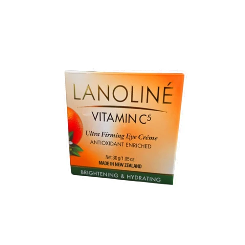 Lanoline Vitamin C Ultra Firming Eye Crème, 1.05 oz (30g) – Brightening & Hydrating Eye Cream, Antioxidant Enriched, Reduces Fine Lines & Dark Circles – Made in New Zealand