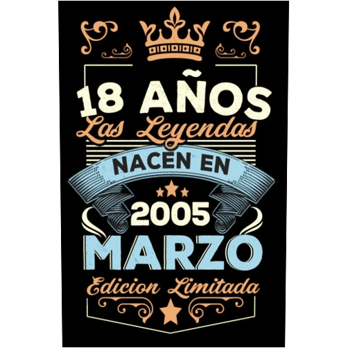 Clara increíble art mujeres LAS LEYENDAS NACEN EN MARZO EL AÑO 2005: 18 Aniversario Cuaderno personalizado 18 años regalos Feliz 2005 cumpleaños ideas de regalos (Spanish Edition)