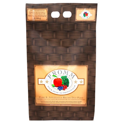 Fromm Four-Star Nutritionals Pork & Applesauce Dog Food - Premium Dry Dog Food - Pork Recipe - 12 lb