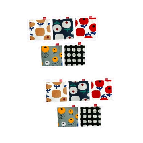 MAGICLULU 10 Pcs Fabric Double Layer Coaster Homebody Homef Fnypretty Families Families Families Triangle Table