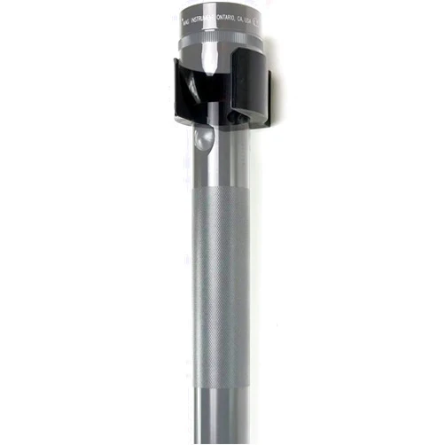 Spartan Mounts - Heavy-Duty Flashlight Mount, Wall or Surface Mounting Kit with Drywall Anchors, Black, C Battery