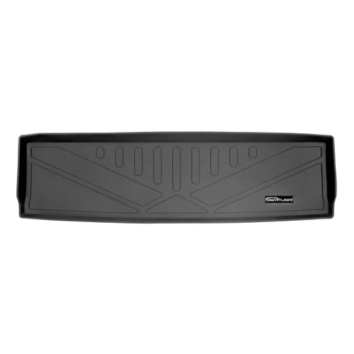 SMARTLINER All Weather Custom Fit Cargo Trunk Liner Floor Mat Behind 3rd Row Black for 2015-2020 Tahoe/Yukon/Escalade
