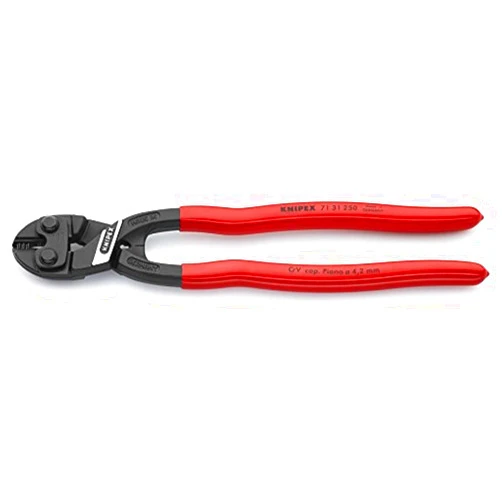 KNIPEX Tools - CoBolt Compact Bolt Cutter With Notched Blade (7131250), 10-Inch