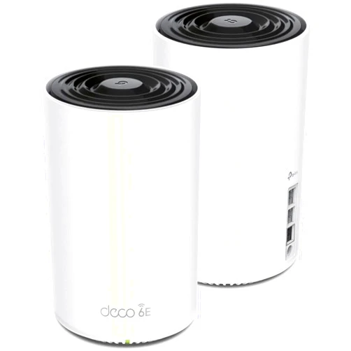 TP-Link Deco AXE5400 Tri-Band WiFi 6E Mesh System(Deco XE75 Pro) - 2.5G WAN/LAN Port, Covers up to 5500 Sq.Ft, Replaces WiFi Router and Extender, AI-Driven Mesh, New 6GHz Band, 2-Pack
