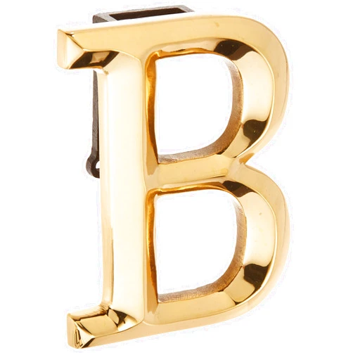 Michael Healy Monogram Letter B Door Knocker - Brass