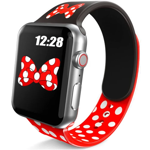 OTTARTAKS Compatible Apple Watch Bands, Silicone for iWatch Series 6 5 4 SE 3 2, 38mm 40mm 41mm 42mm 44mm 45mm Girls Women