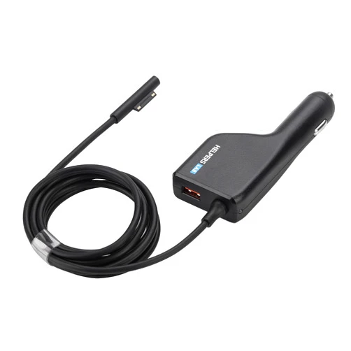 Helpers lab Surface Laptop Car Charger 15V 6.33A 4A 102W 65W Compatible with Microsoft Surface Pro 9, 8, 7+, 7, 6, 5, 4, 3, X, Surface Laptop 5 Studio i5 Go 3 2, Surface Go 4 3 2 1, Surface Book