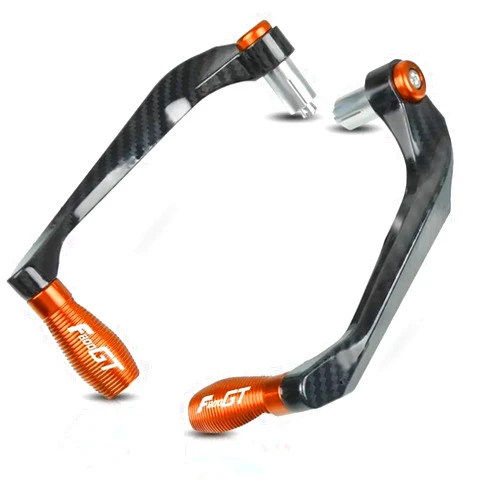 KARAOT Accessories for BMW F800GT F 800 GT 2013 2014 2015 2016 Motorcycle Handlebar Grips Brake Clutch Levers Guard Protector Handguard Protection (Color : Orange)