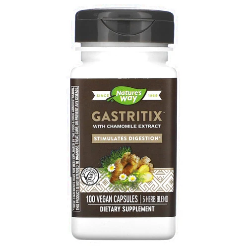 Nature's Way Gastritix with Chamomile Extract, 100 Vegan Capsules