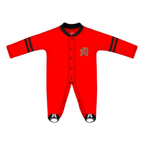 Creative Knitwear College Baby Infant Sports Shoe Footed Romper