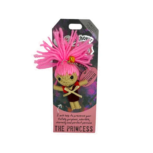 Watchover Voodoo 3-Inch The Princess Keychain - Handcrafted Gift to Bring Good Luck and Positivity Everywhere You Go