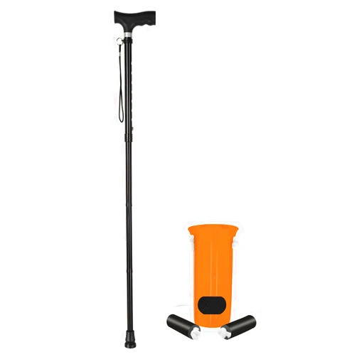 Kekoy 2 in 1 Walking Cane with Sock Aid Device for Seniors