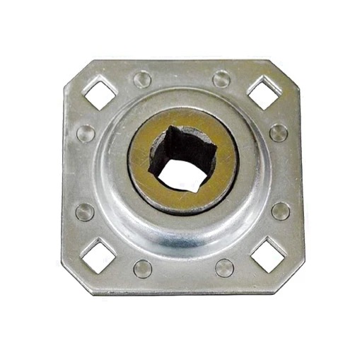 Farmer Bob's Parts 4 of Disc Harrow Bearing 1'' Square Bore w/ 4-1/2'' Bolt Holes & 4-3/4'' OAL Farmer Bob's Parts ST208-1, Silver