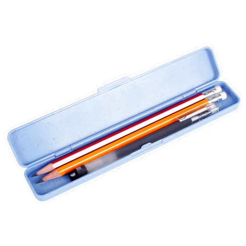 Foosi Small Pencil Box - Plastic Pencil Case - Pencil Cases for Adults,Pencil Case Aesthetic,Multipurpose Brushes Box, Cosmetic Pencil Cases,Travel Toiletry cases