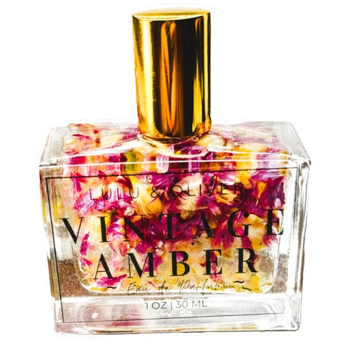 LuLu & Oliver Vintage Amber Organic Perfume Rollerball, Designer oil, essential oil, alcohol free, long lasting fragrance, popular perfume, vegan
