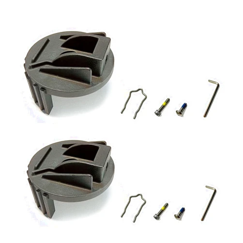 Welvzen Replacement for 109113 Plastic Adapter, Shower Handle Replacement Parts for Bathtub Faucet Valve Repair Kit with Retaining Clips- 2 Pack