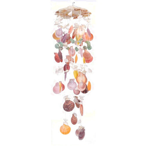 Laddawan Nature's Melody Wind Chimes for Indoor , Seashell Tuned Unique Design, 25”