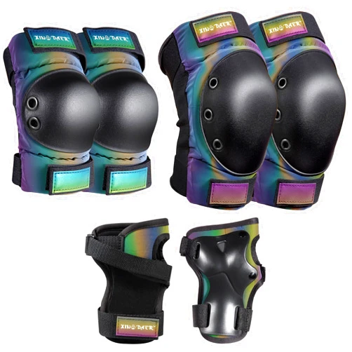 XINDAER Adult/Kids/Youth Knee Pad Elbow Pads, XINDAER Womens Skate Protective Gear Set 3 in 1 Knee and Elbow Pads Wrist Guards for Skateboard, Roller Skates, Skating, Scooter, Inline Skates, Cycling