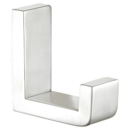 Angle Simple Towel Hook for Bathroom, SUS 304 Stainless Steel Shower Robe Coat Hook for Wall, Brushed Nickel