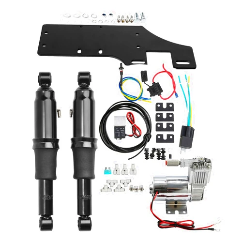 SLMOTO Replacement Air Suspension Kits Motorcycle Parts Rear Air Ride Suspension System with Air Tank Fits For Harley Touring 1994-2025 Bagger Road King Road Glide Street Glide Electra