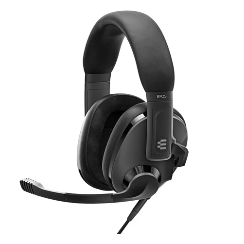 EPOS H3 Closed Acoustic Gaming Headset with Noise-Cancelling Microphone - Plug & Play Audio - Around The Ear - Adjustable, Ergonomic - for PC, Mac, PS4, PS5, Switch, Xbox - Onyx Black