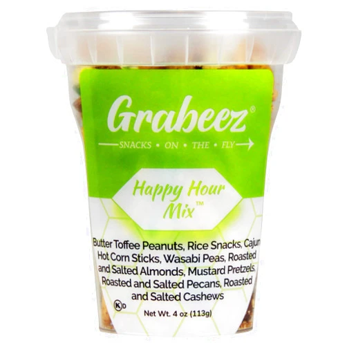 TGF TRULY GOOD FOODS Happy Hour Mix Grabeez, 4oz, 12-count