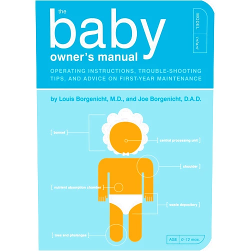 By Louis Borgenicht M.D. (Author), Joe Borgenicht (Author) The Baby Owner's Manual: Operating Instructions, Trouble-Shooting Tips, and Advice on First-Year Maintenance (Owner's and Instruction Manual)