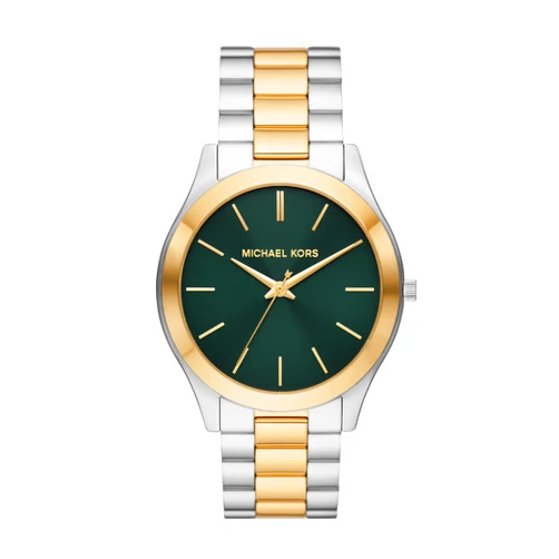 Michael Kors Oversized Slim Runway Men's Watch, Stainless Steel Watch for Men