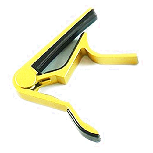 Aiersi Guitars [Aiersi] kapotasuto Guitar Capos one-touch Gold Gold With One Hand Easy Mounting # Electric Acoustic Folk Classic For AG – AC – GC03 – GD