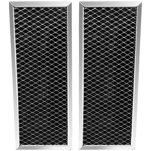 AMI PARTS JX81H WB02X10956 WB02X11544 WB2X10956 Microwave Charcoal Filter Compatible with G.E Microwave Vent Filter (2-Pack)