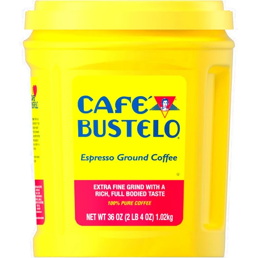 Café Bustelo Espresso Extra Fine Dark Roast Ground Coffee, 36 Ounces