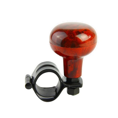 Rellix Woodgrain Steering Wheel Spinner Knob | Universal Fit for All Cars, Trucks, Semis, Tractors, Boats, Golf Carts | Suicide Power Handle Accessory