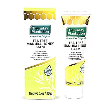 Thursday Plantation Tea Tree and Manuka Honey Balm, Soothes and Cleanses the Skin, 1 Ounce