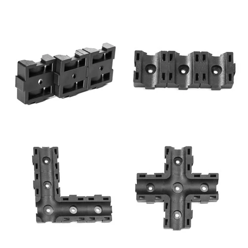 Recoil ZTM19 100Pcs Modular Cable Zip Tie Mounts, Dual Slots, Size 3/4”X3/4” for 4 to 8-Gauge Wire with Screw Anchor Base, Modular Cable Wire Tie Mount Organizers for Cable Management, Black