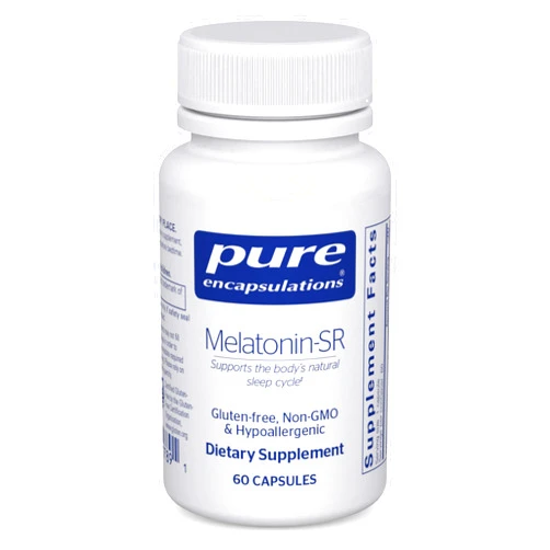Pure Encapsulations Melatonin-SR - Extended Release Melatonin - Supports Restful Sleep* - Sleep Supplement - Gluten Free & Vegan - 60 Capsules