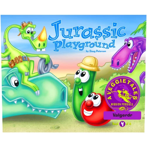 Doug Peterson Jurassic Playground - VeggieTales Mission Possible Adventure Series #4: Personalized for Valgerdr (Girl)
