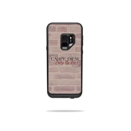 MIGHTY SKINS MightySkins Skin Compatible With LifeProof Samsung Galaxy S9 fre Case - carpe diem | Protective, Durable, and Unique Vinyl Decal wrap cover | Easy To Apply, Remove, and Change Styles | Made in the USA