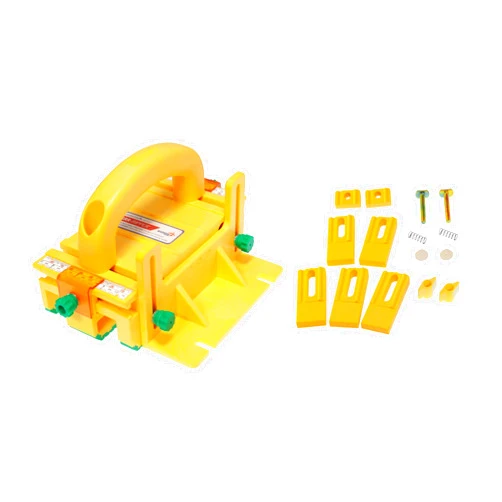 MICROJIG GRR-RIPPER+ 3D Safety Pushblock Bundle with Gravity Heel Kit Accessory – Ultimate Control, Stability & Kickback Prevention for Table Saw, Router Table, Band Saw & Jointer
