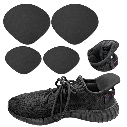 Hadwoer Sneaker Hole Repair Up Patches, Shoe Toe/Heel Hole Wear Prevention Insert Quick Patch Kit, 2 Big and 2 Small