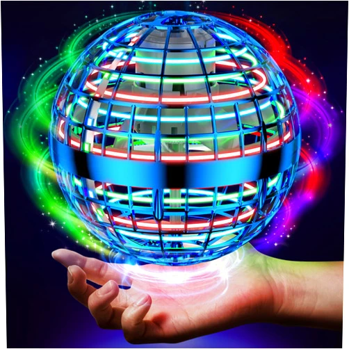 Uladis 2025 AI Flying Orb Ball Toys, Cosmic Globe Boomerang Hover Ball, Hand Drone Orbit, Galactic Fidget Spinning, Birthday Cool Stuff for 6 7 8 9 10+ Year Old Boys Girls Teens Outdoor
