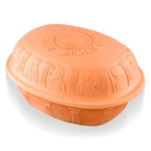 Romertopf Römertopf Clay Roaster | Non-Stick Dutch Oven | Healthy Clay Pot Cooking | Clay Baker | Versatile Cooking Vessel - 7.3 Quarts (7 Liters) For Up To 8 People