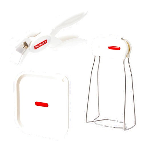 HOZETOKE Hot Plate Gripper, Set of Heat-Resistant Tongs, Placemat and Kitchen Folding Hot Dish Plate Clip for Moving Hot Plate or Bowls with Food Out