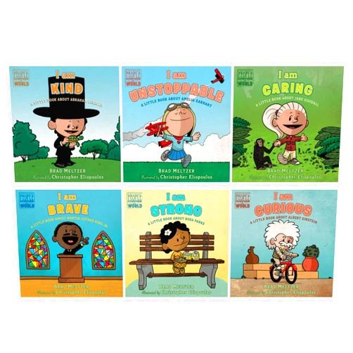 By Brad Meltzer (Author) ‘Ordinary People Change the World’ Biography Series 6 Books Collection ( I am Kind, I am Unstoppable, I am Caring, I am Brave, I am Strong, I am Curious) - Board Book Edition