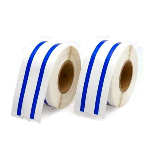 LABEL VALUE.COM Seiko Compatible LV-SLP-FLB File Labels, Blue Stripe (2 Rolls per Pack)