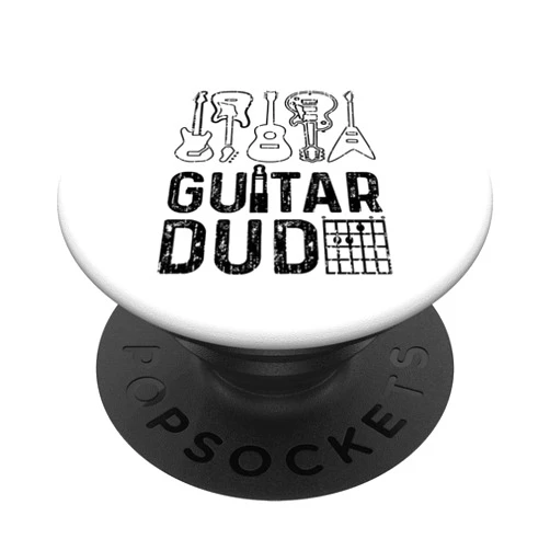 DesignsByJnk5 Guitar Guitar Dude - Guitarist PopSockets Grip and Stand for Phones and Tablets