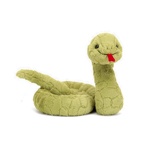 Jellycat Stevie Snake Stuffed Animal, 9.5 inches - Reptile Plush Toy - Classic Children's Gift